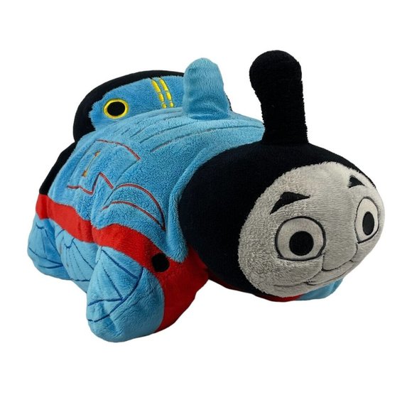 Pillow Pets Thomas the Train 17" Blue Plush Pillow Stuffed Toy Thomas & Friends - Picture 1 of 8